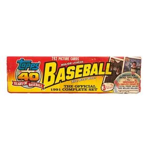 1991 Topps 40 Years Baseball 792 Complete Set Factory Picture Cards NIB